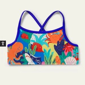 NWT! Mini Boden- Patterned Bikini Top